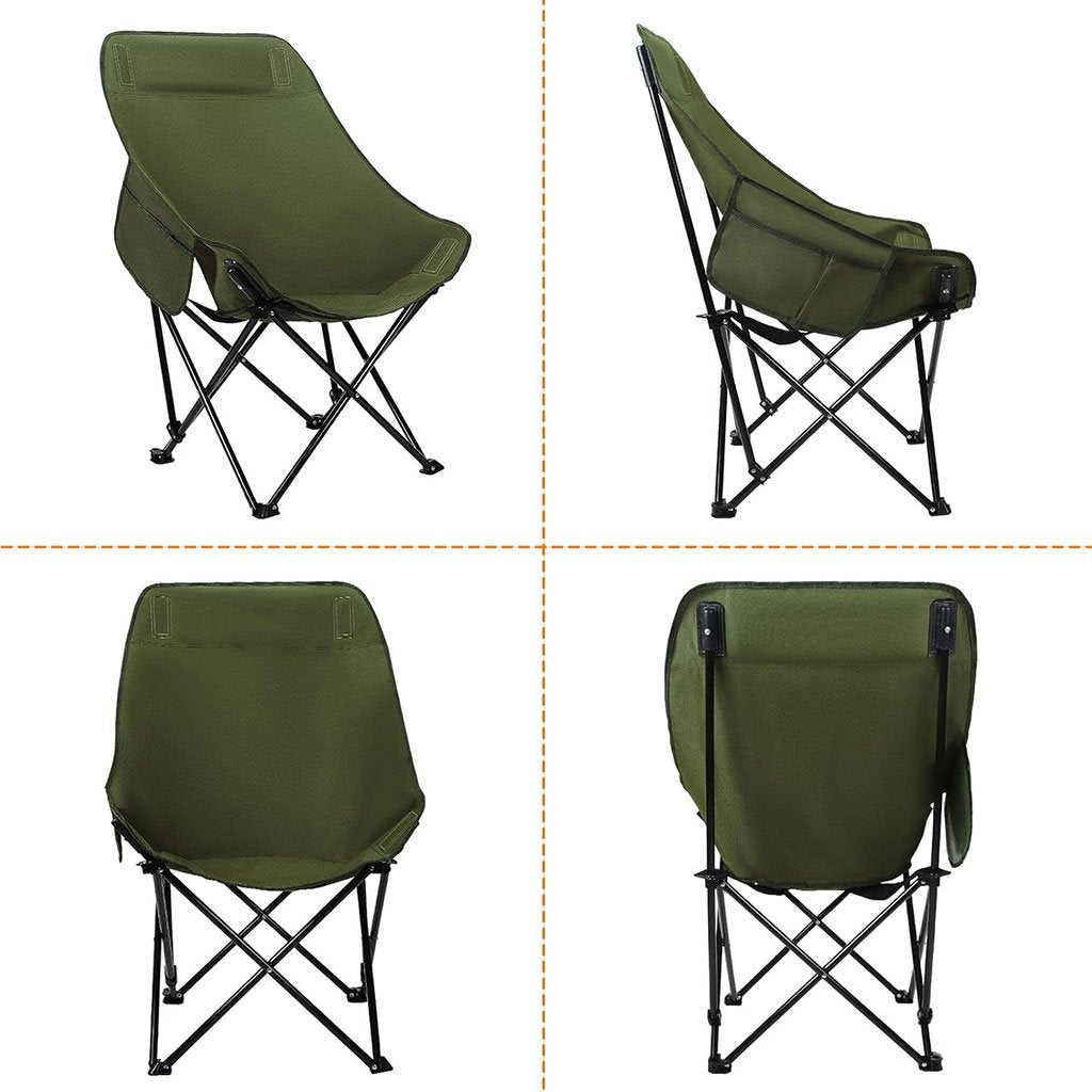 Chaise de camping pliable haut dossier – Robuste et ultra-confortable image 2