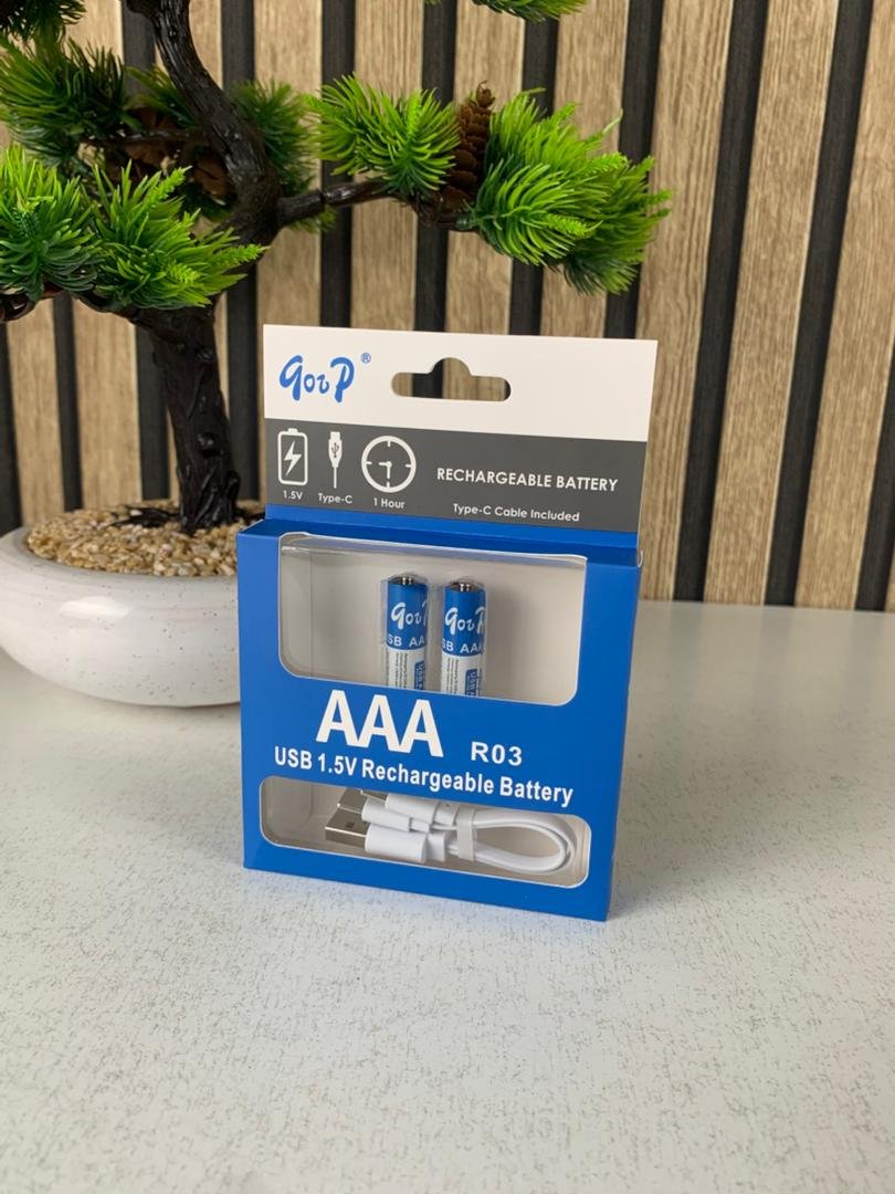 2 Piles Rechargeables Lithium-Ion Type-C 1.2V 800mA – Batterie Intelligente et Pratique image 2