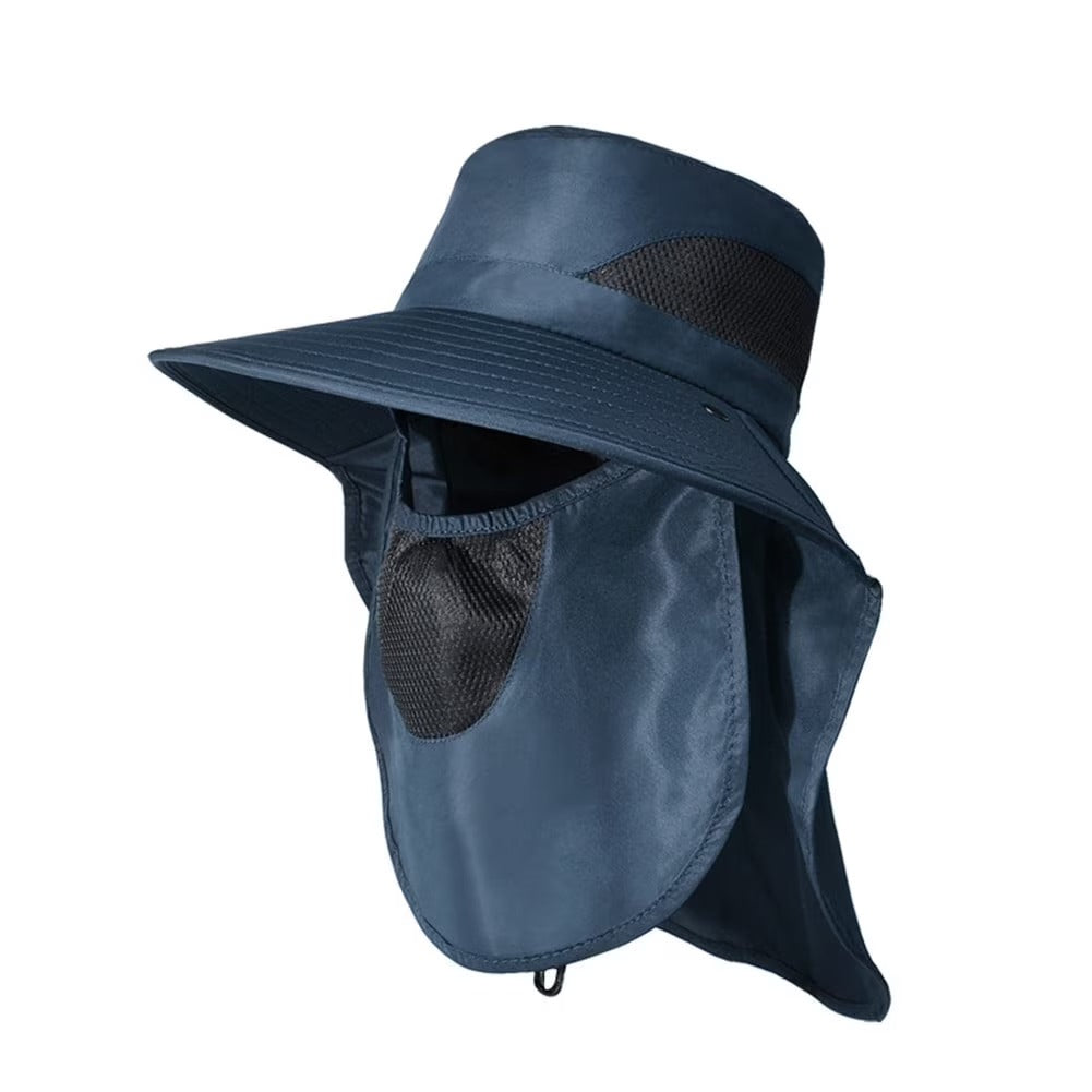 Chapeau Anti-UV Multifonction avec Protection Visage & Nuque – Confort Outdoor Ultime