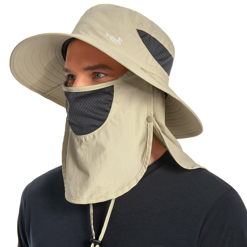 Chapeau Anti-UV Multifonction avec Protection Visage & Nuque – Confort Outdoor Ultime