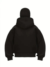 Balaclava Ninja Zipper Hoodie – Veste d’Hiver Tactique Confortable & Style Urbain