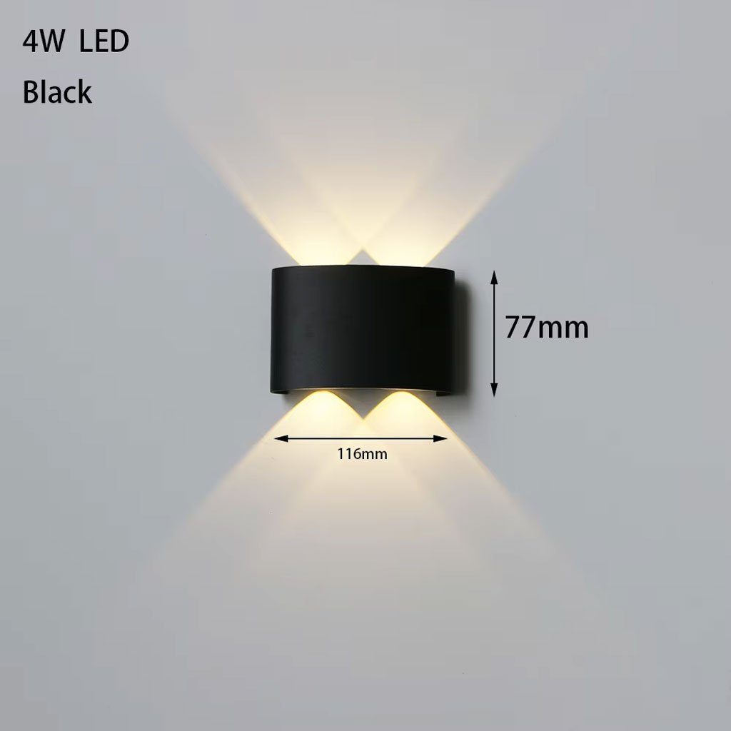 Applique Murale LED Étanche  2 Lampes en PP image 2