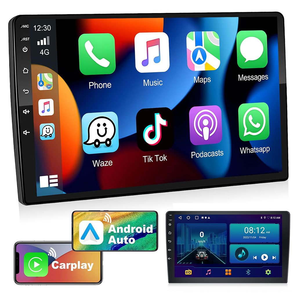 Autoradio Android 10,1 – CarPlay Apple et Android Auto Sans Fil image 0