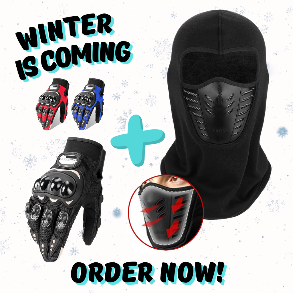 Pack Hiver Moto Excefore + Pro Biker – Protection Complète Contre le Froid