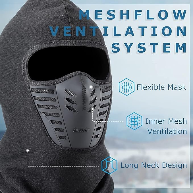 Pack Cagoule d’Hiver Excefore avec Gants Thermiques pour Écran Tactile image 5