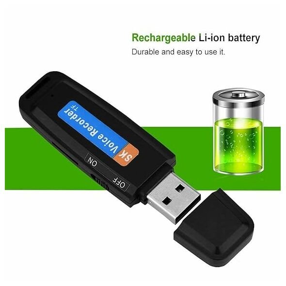 Enregistreur Vocal USB Portable – enregistrements clairs et précis image 2