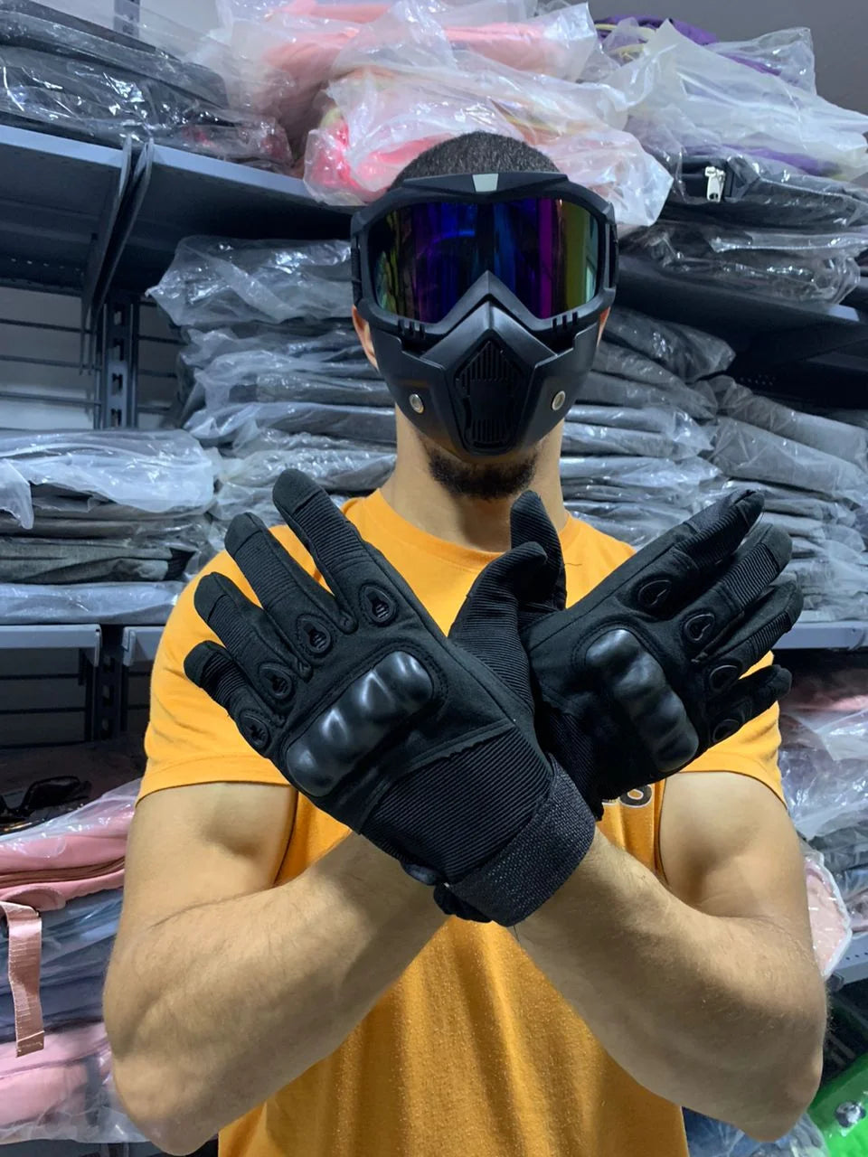 PACK Masque & Gants Moto – Protection, Confort et Performance réunis