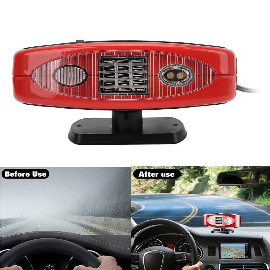 Chauffage de Voiture Portable pour Pare-Brise  12V 150W avec Fonction D’éclairage image 1