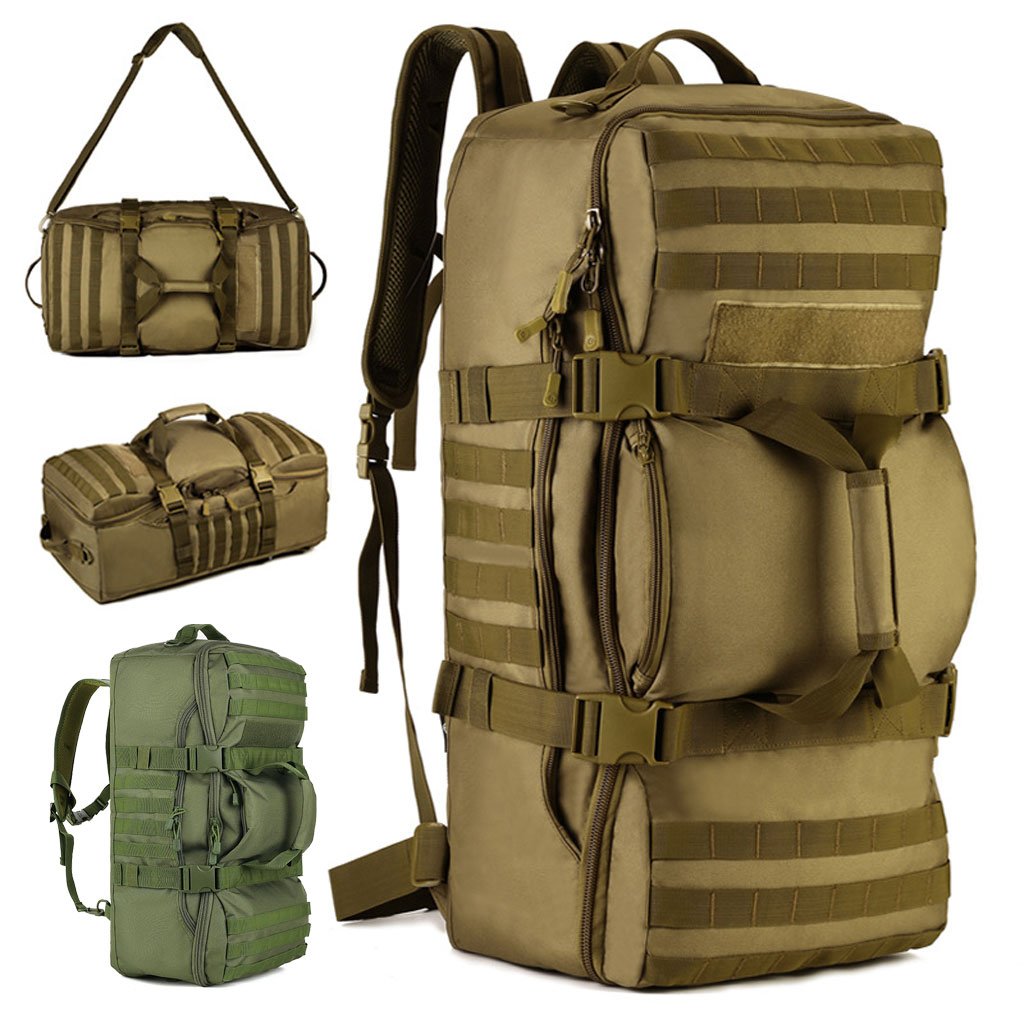 Sac à dos de randonnée tactique Convertible 75L SDM07 image 0