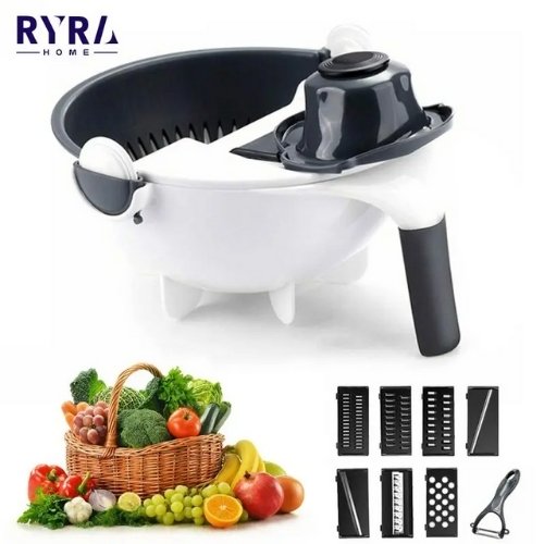 Coupe-Légumes Multifonction avec Drainage image 2