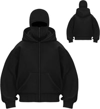 Veste Balaclava Ninja avec cagoule + Gants Thermique Screen touch