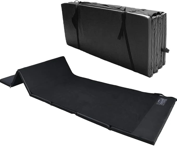 Matelas de Camping Pliable 185×65 cm avec Oreiller Intégré – Confort Nomade & Transport Facile