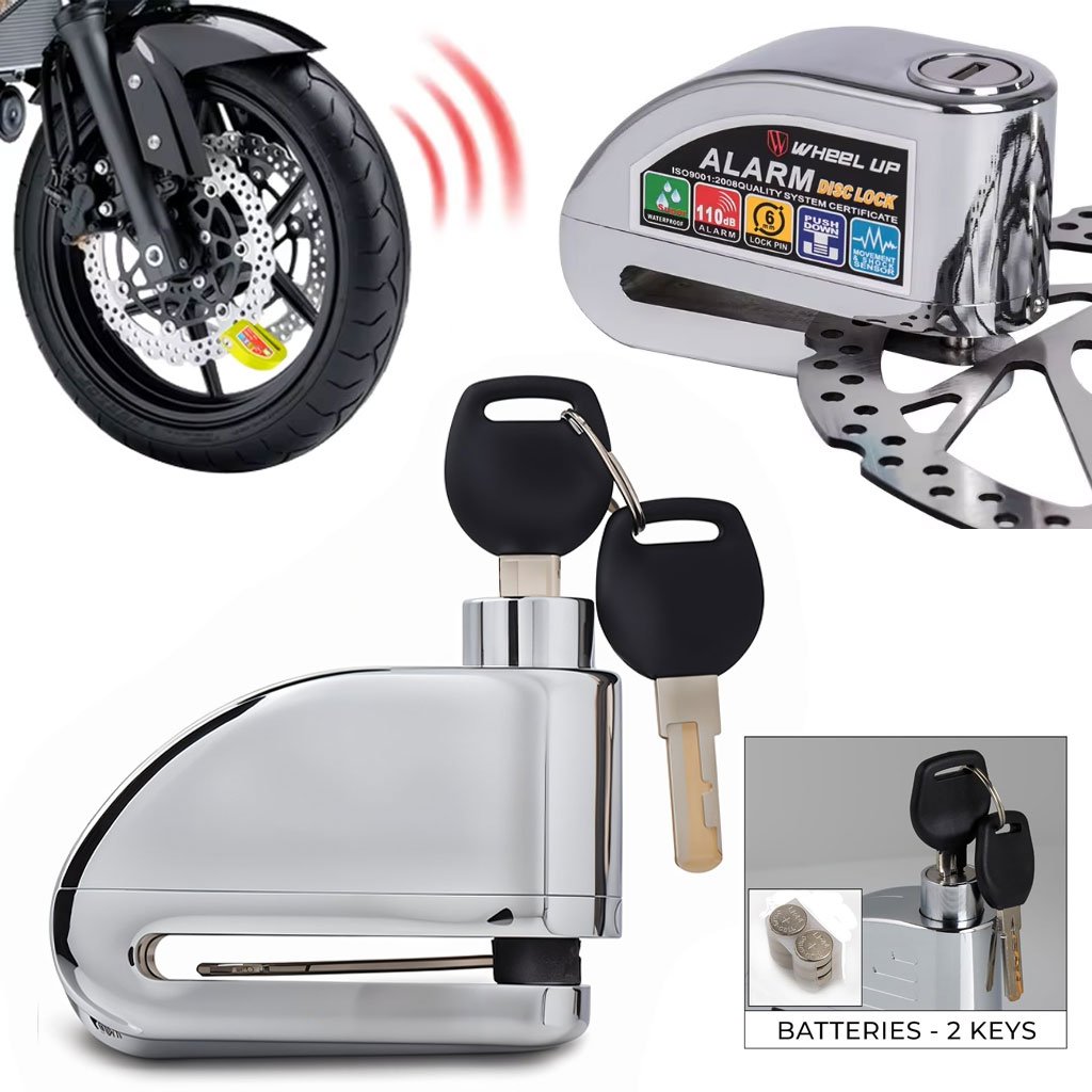 Antivol à Disque 110 dB avec Alarme – Sécurité Maximale pour Vélo et Moto image 0