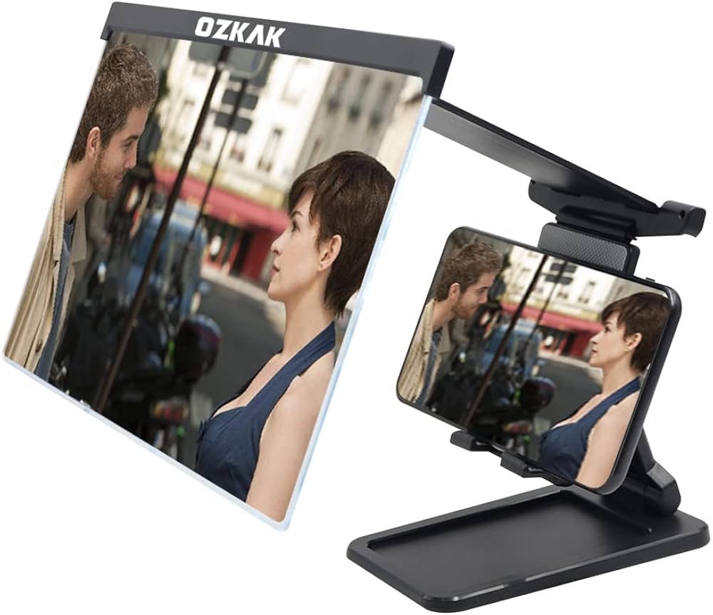 Amplificateur d'Écran 3D 12 pouces avec support de téléphone image 1