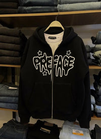 Preface Star ZipUp – Hoodie Zippé Étoile Style Streetwear Premium
