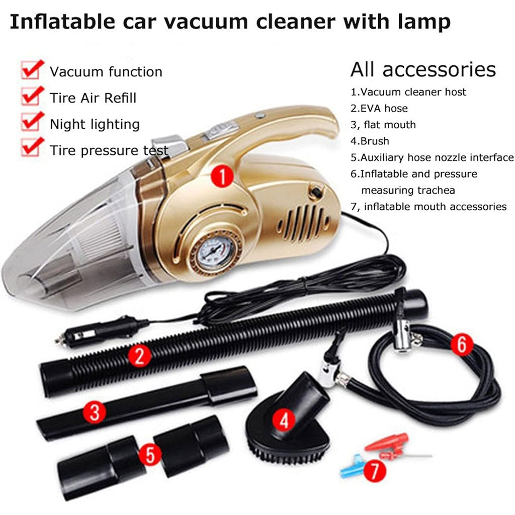 Aspirateur Auto 2-en-1 TurboX – Aspiration & Gonflage image 3