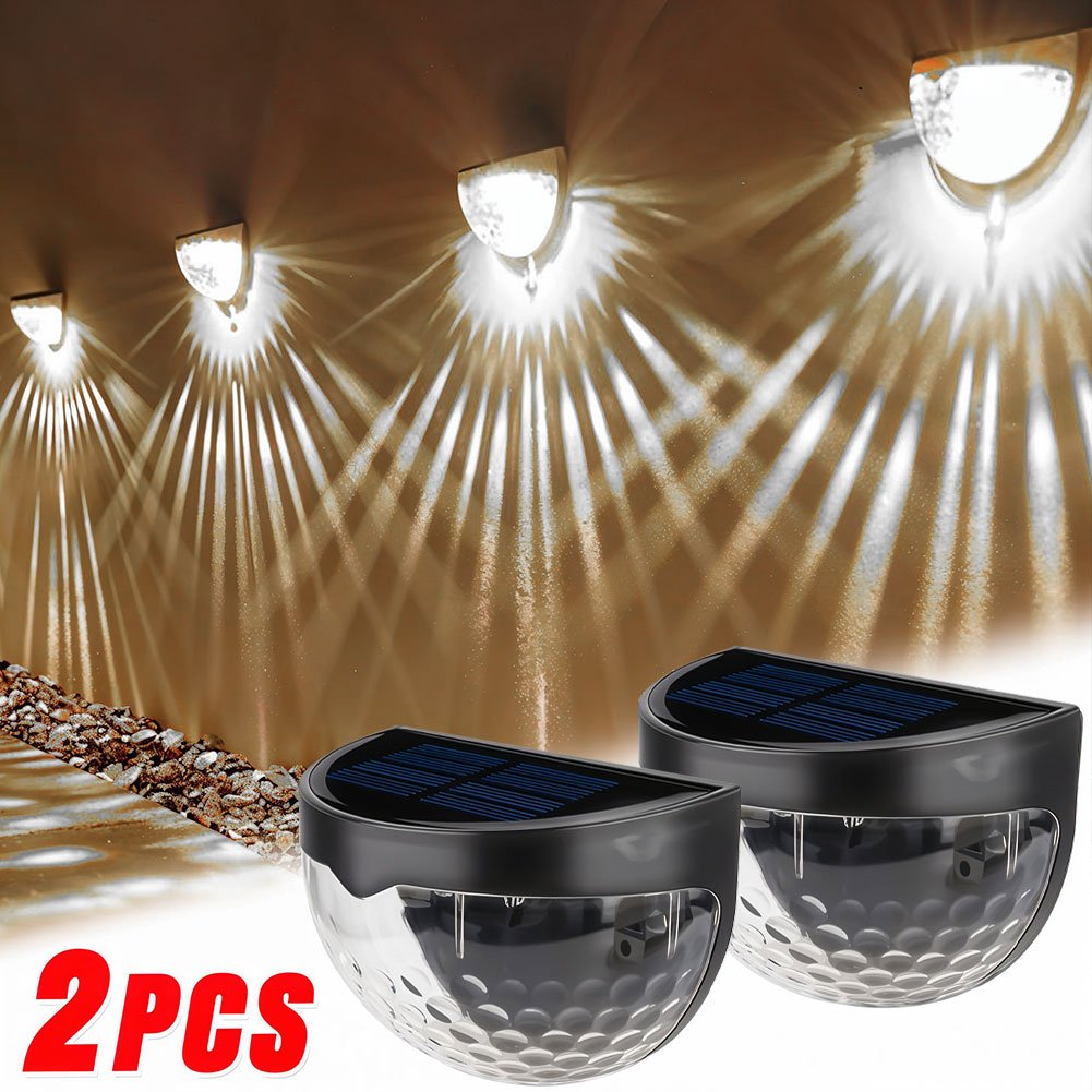 Pack 2 Lampes Solaires Murales IP65 – Éclairage Extérieur Solaire Étanche image 0