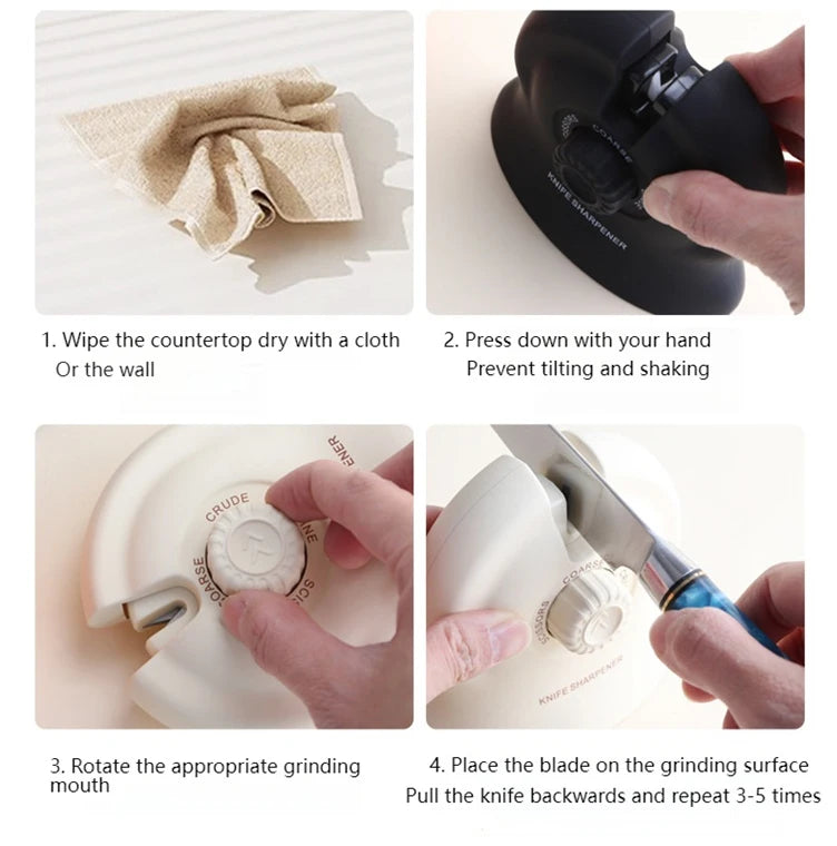 Aiguiseur de Couteaux et Ciseaux 3-en-1 image 3
