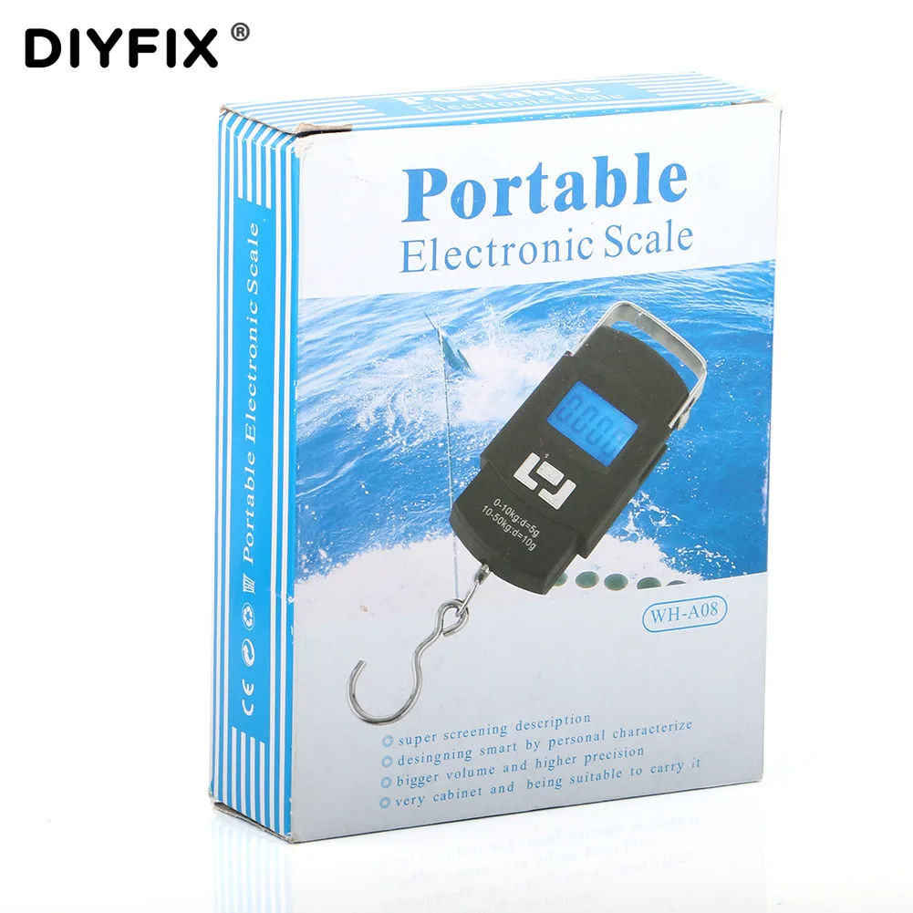 Balance à bagages numérique portable avec écran LCD 50KG/10G WH-A08 image 3