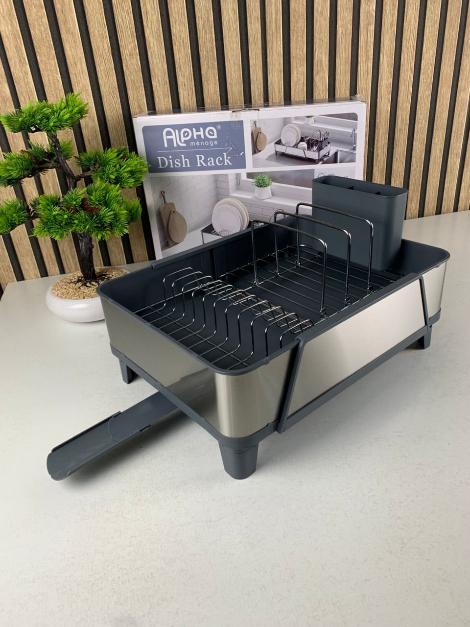 Alpha Égouttoir à Vaisselle Extensible en Acier Inoxydable – Flexibilité & Élégance au Quotidien image 7