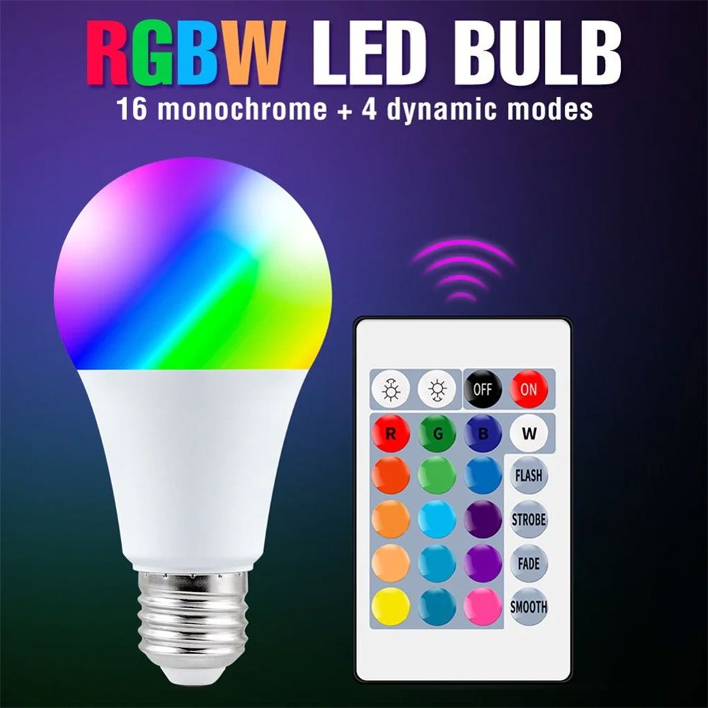 Ampoule Smart RGB à intensité variable 16 couleurs - économique et durable image 3