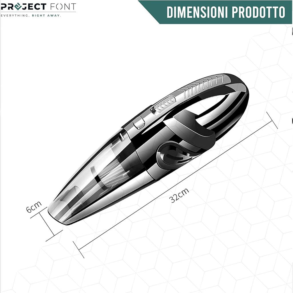 Aspirateur Voiture Sans Fil + Câble USB 5V/12V – Nettoyage et Alimentation Pratiques image 2