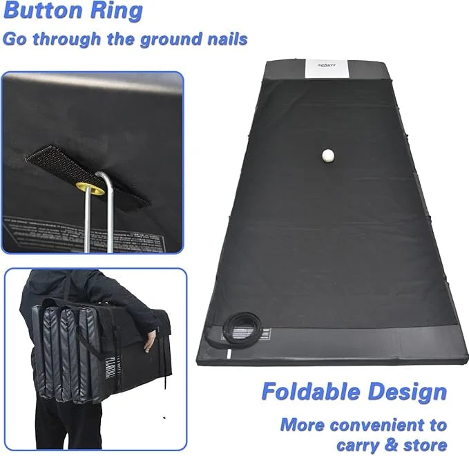 Matelas de Camping Pliable 185×65 cm avec Oreiller Intégré – Confort Nomade & Transport Facile