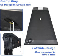 Matelas de Camping Pliable 185×65 cm avec Oreiller Intégré – Confort Nomade & Transport Facile