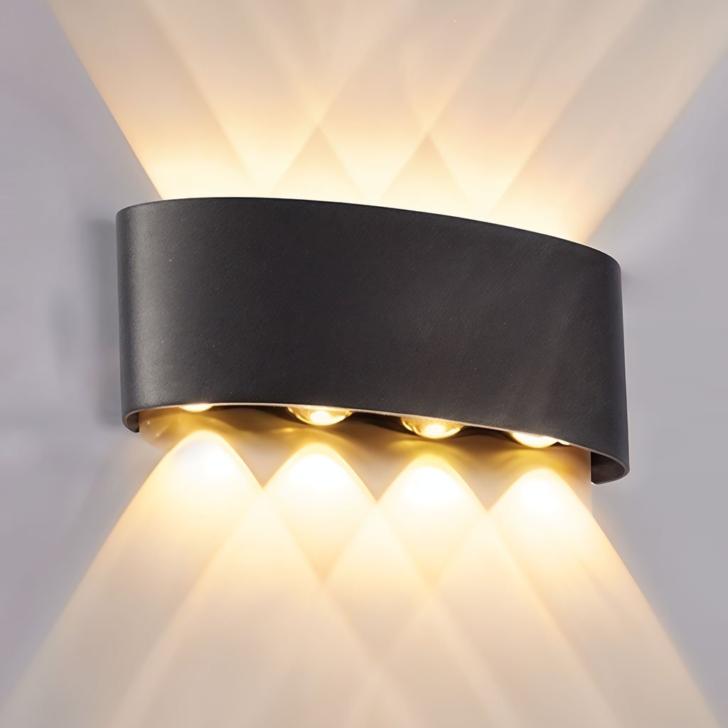 Applique Murale LED 8W Étanche 4 Lampes en PP image 0