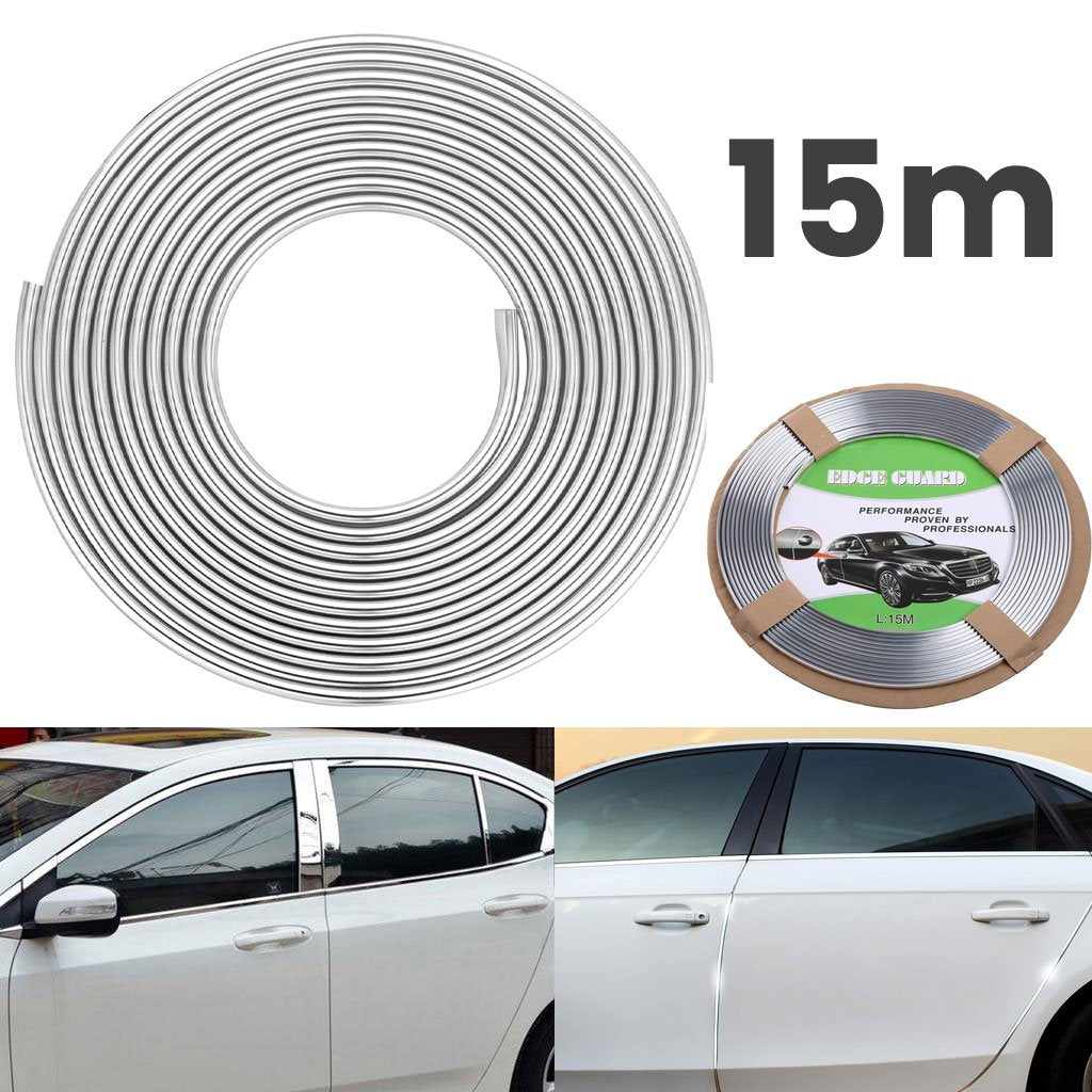 Garniture Chromée Universelle pour Portières – Bande Anti-Choc et Décorative image 0