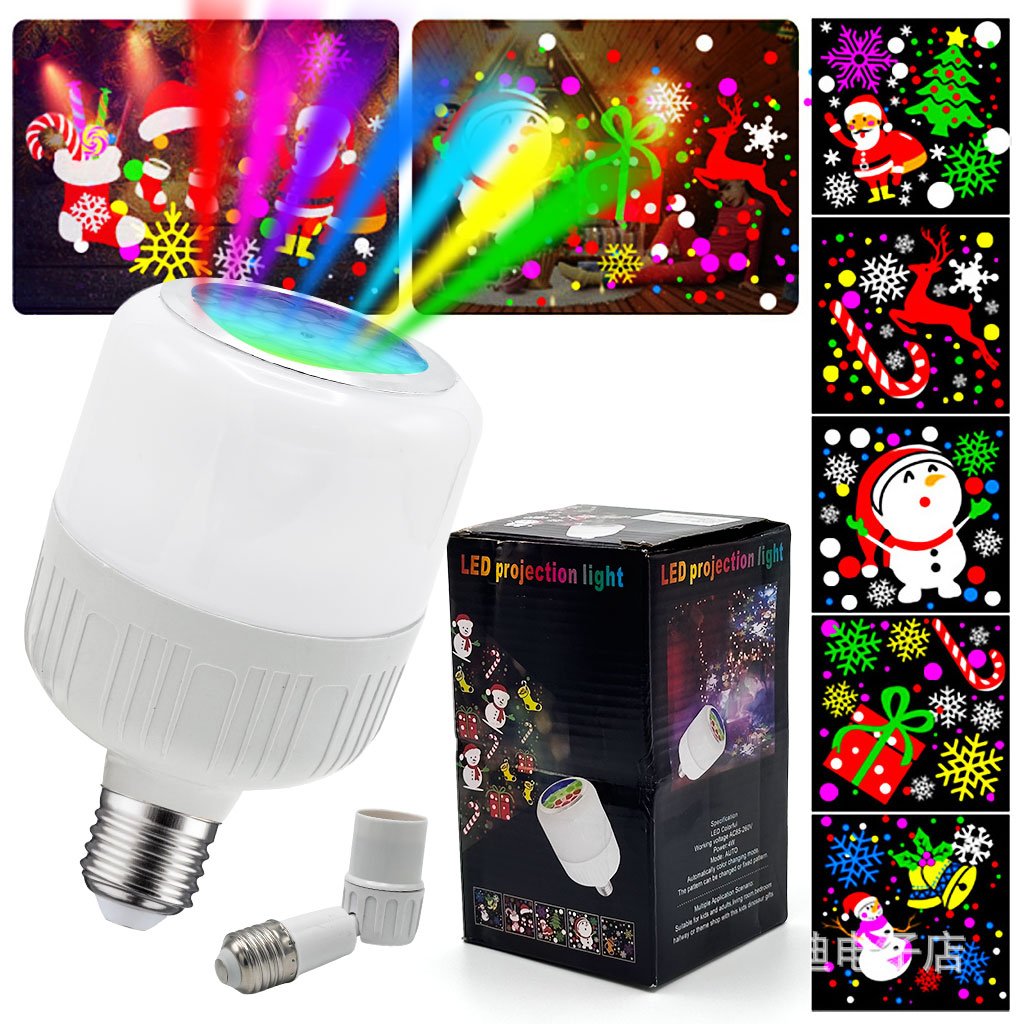 Ampoule de projection LED avec dessins animés pour chambre d’enfants image 0