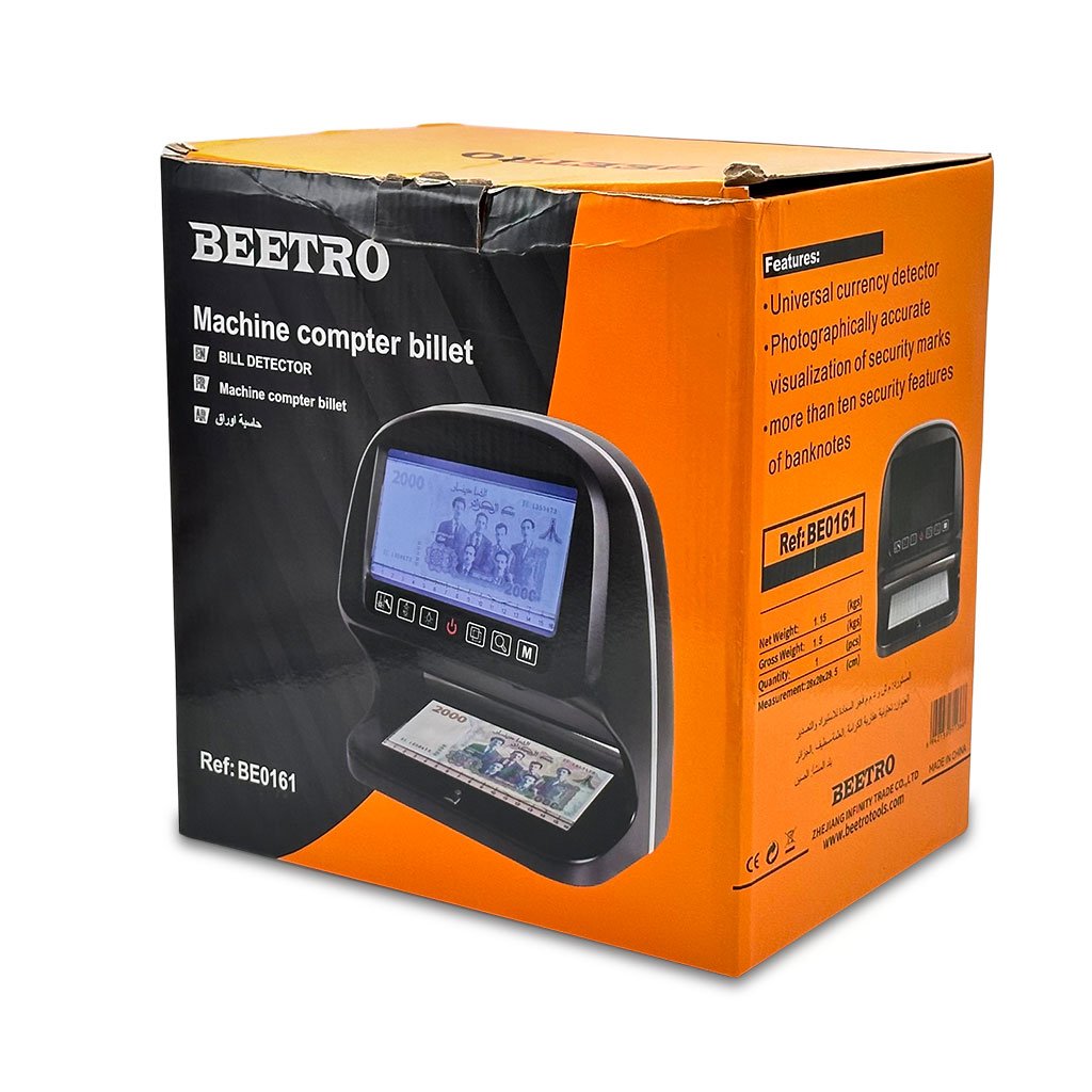 Détecteur Universel de Faux Billets BEETRO BE0161 – Sécurité et Précision image 6