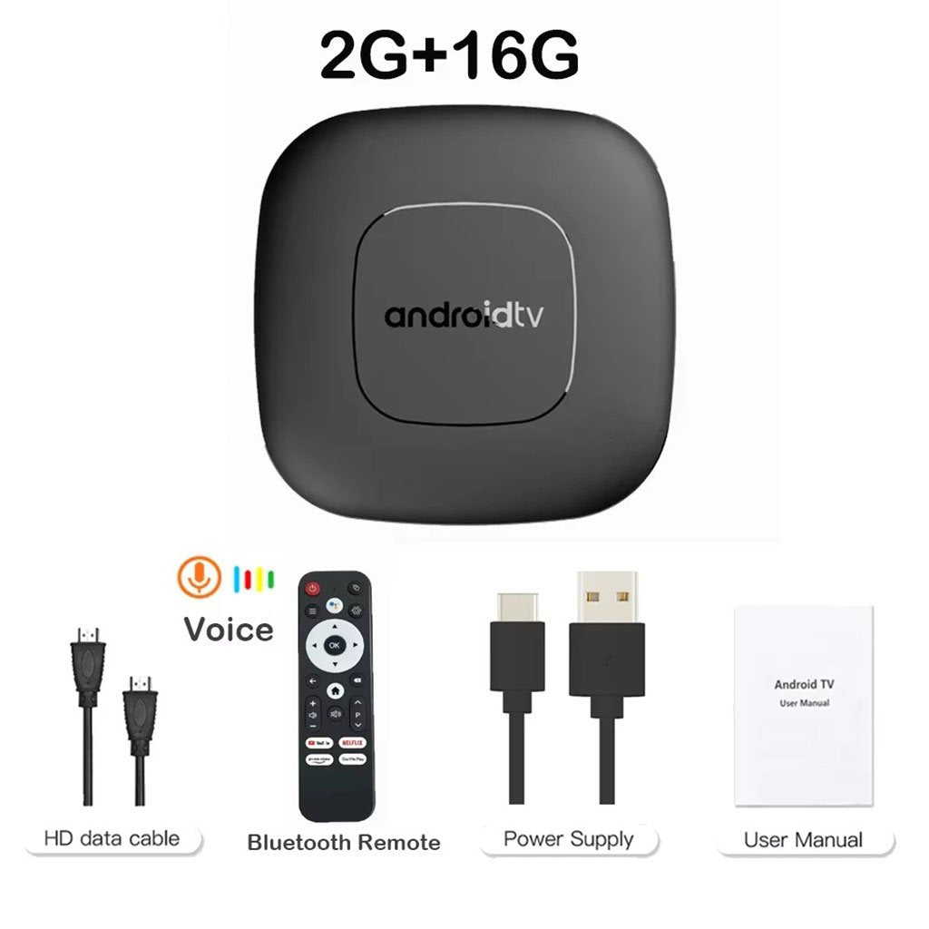 Android TV Box Connectée avec Télécommande Vocale 2+16GB image 5