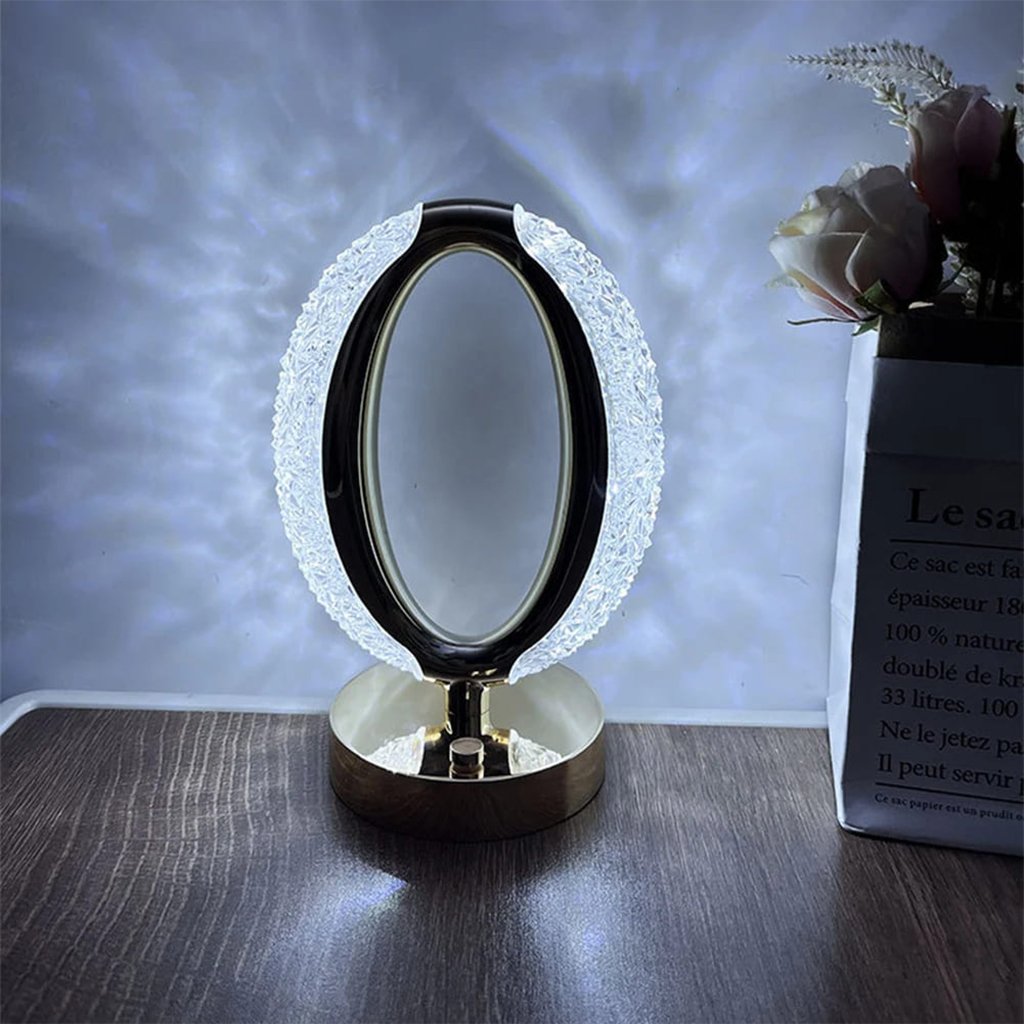 lampe de bureau LED TEESTA avec son design ovale image 3