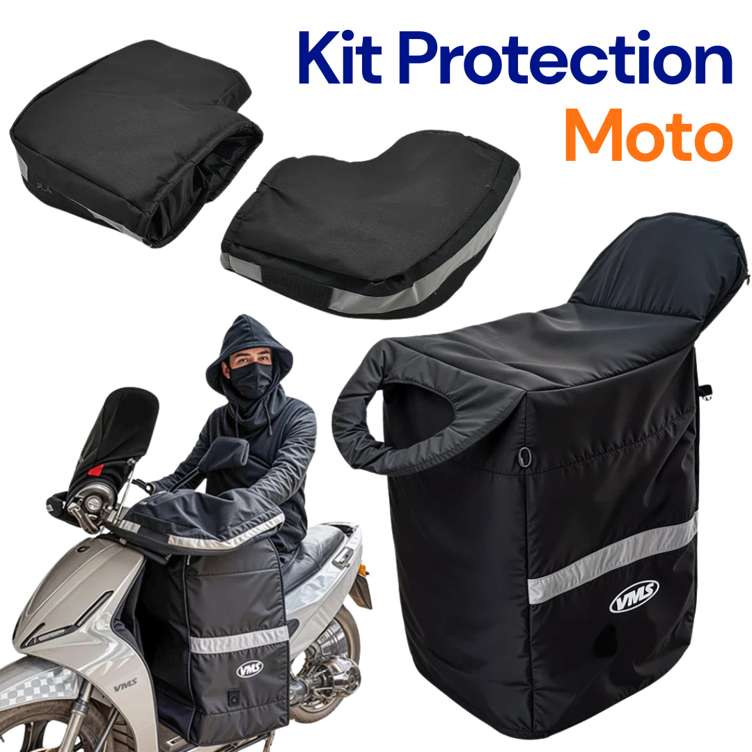 Kit de Protection Coupe-Vent 3PCS pour Vespa – Affrontez l’hiver avec confort et style image 0