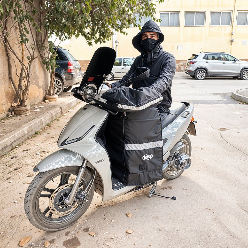 Kit de Protection Coupe-Vent 3PCS pour Vespa – Affrontez l’hiver avec confort et style image 3
