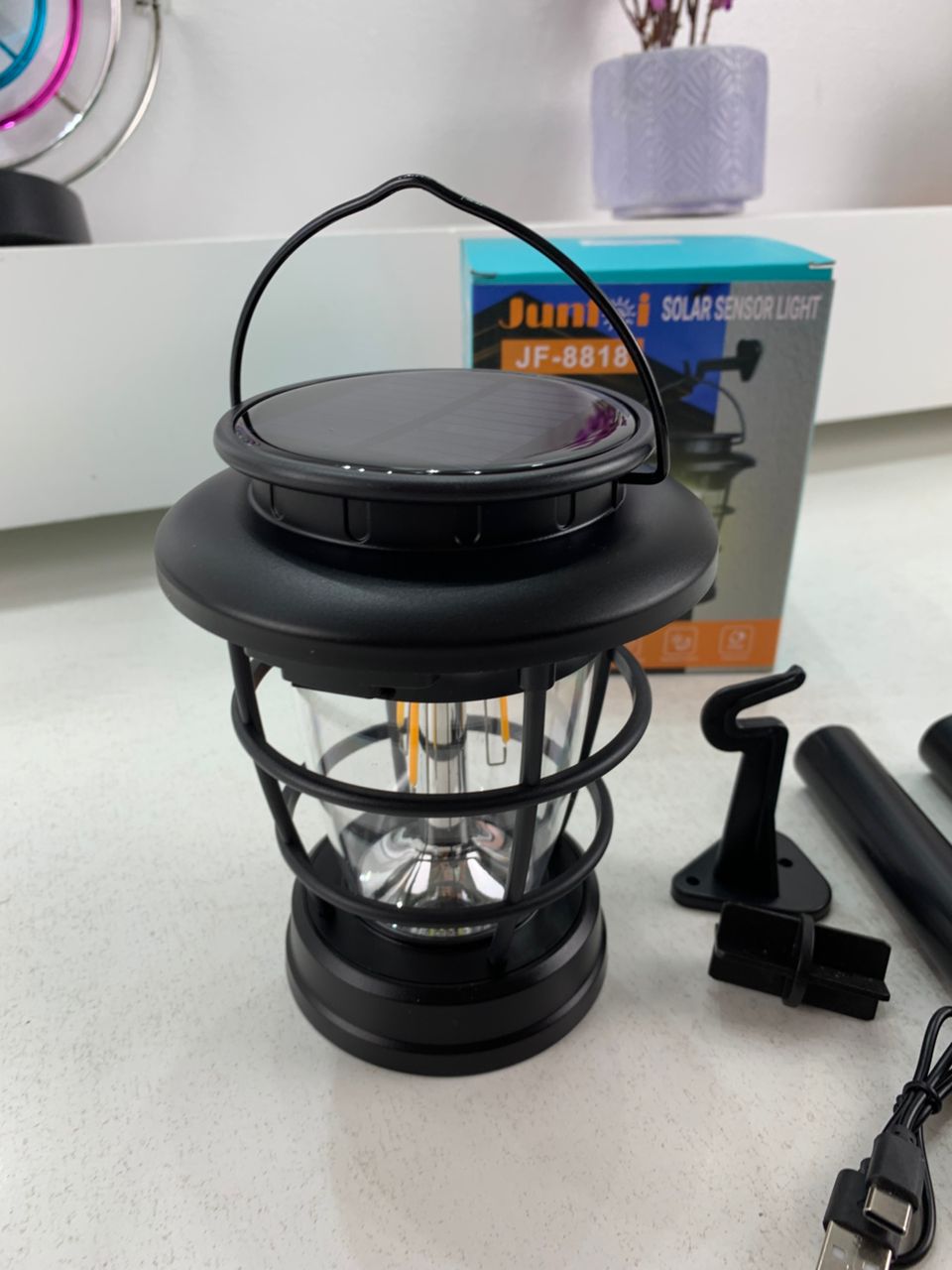 Lanterne Solaire avec Détecteur de Mouvement JF-8818