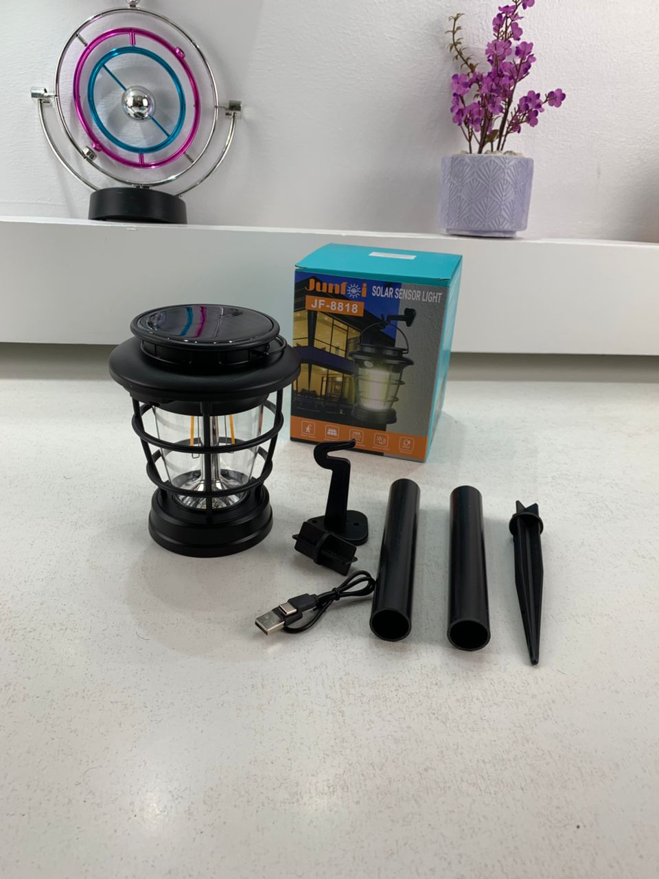 Lanterne Solaire avec Détecteur de Mouvement JF-8818