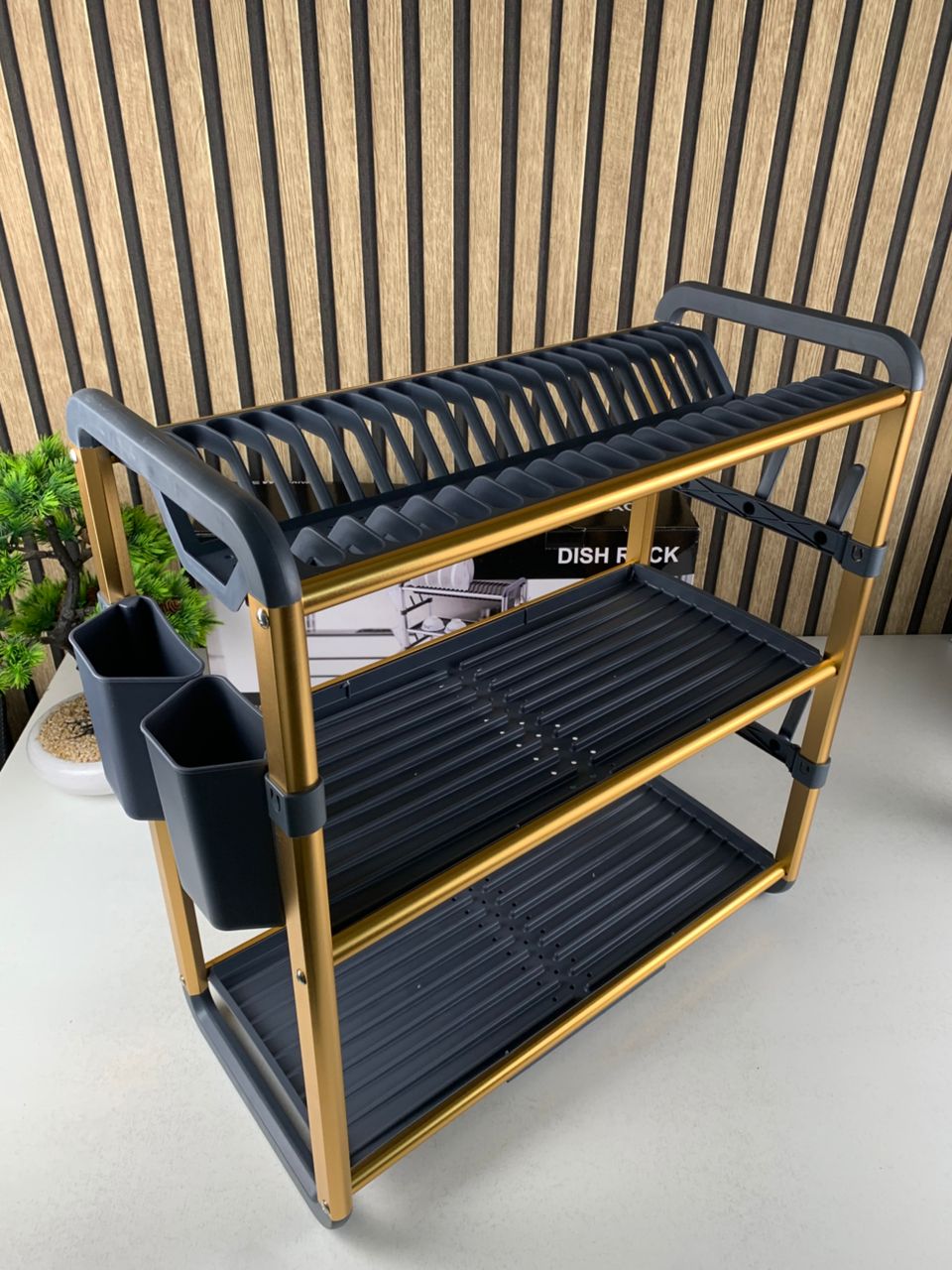 Égouttoir à Vaisselle  Grande Capacité en Aluminium – Robustesse & Design Moderne