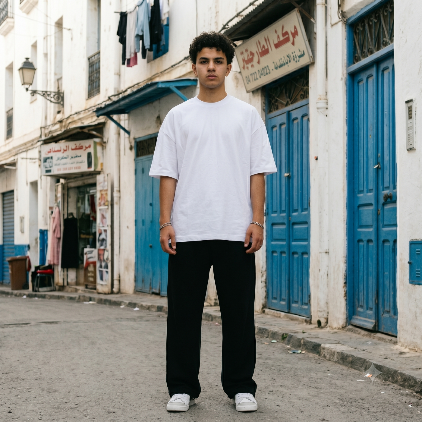 Ensemble T-shirt Oversize Coton + Baggy Jogger – Confort Streetwear Premium