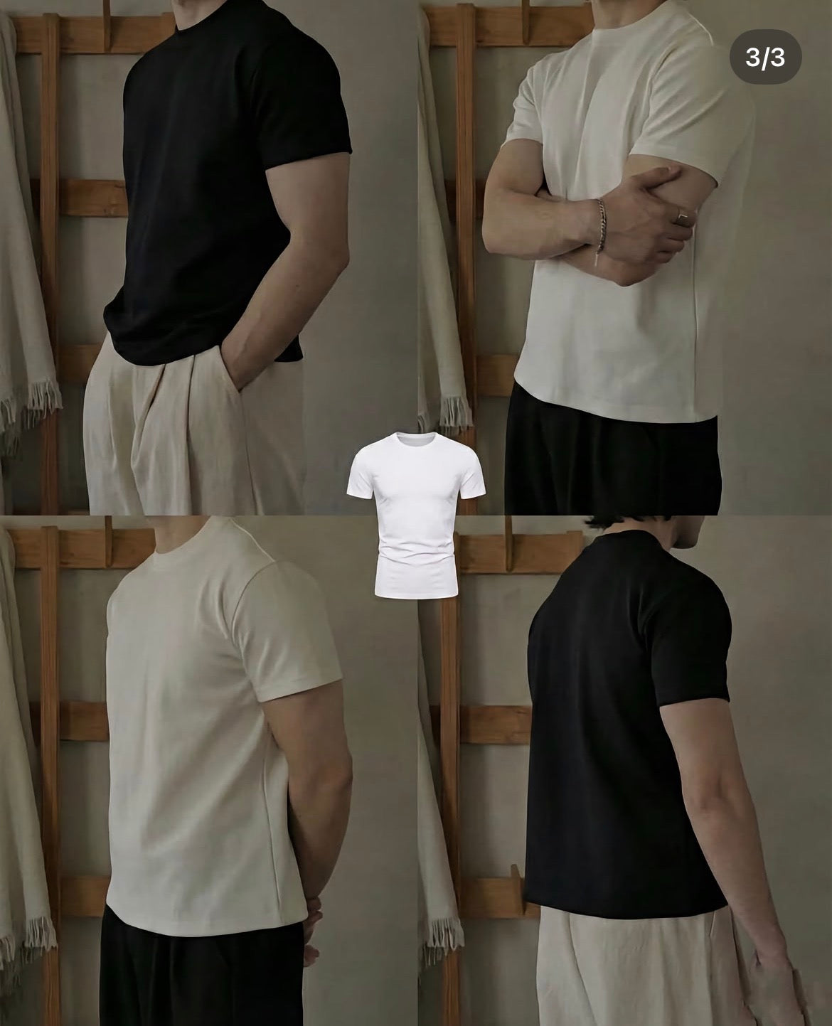 T-shirt Semi Oversize Premium – Style Moderne & Confort Quotidien