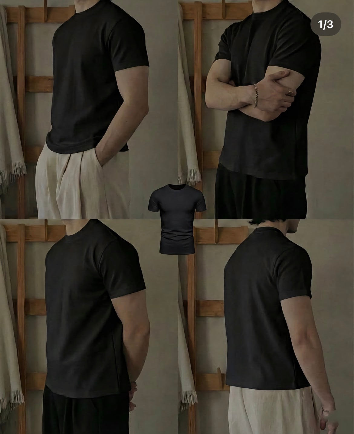 T-shirt Semi Oversize Premium – Style Moderne & Confort Quotidien