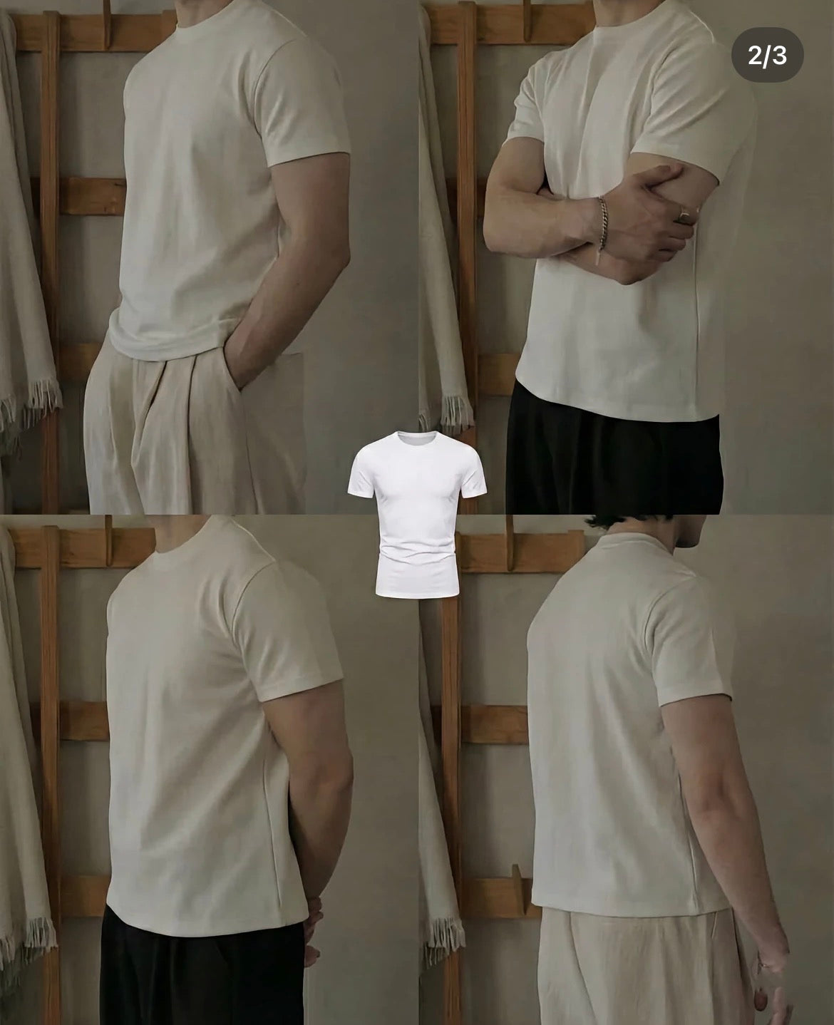 T-shirt Semi Oversize Premium – Style Moderne & Confort Quotidien