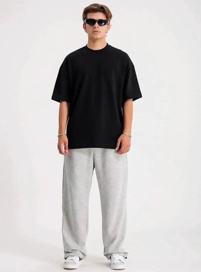 Ensemble T-shirt Oversize Coton + Baggy Jogger – Confort Streetwear Premium
