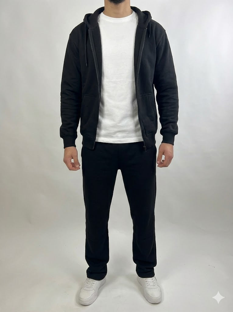 Ensemble Veste + Pantalon Baggy en Coton Premium – Style Moderne & Confort Respirant