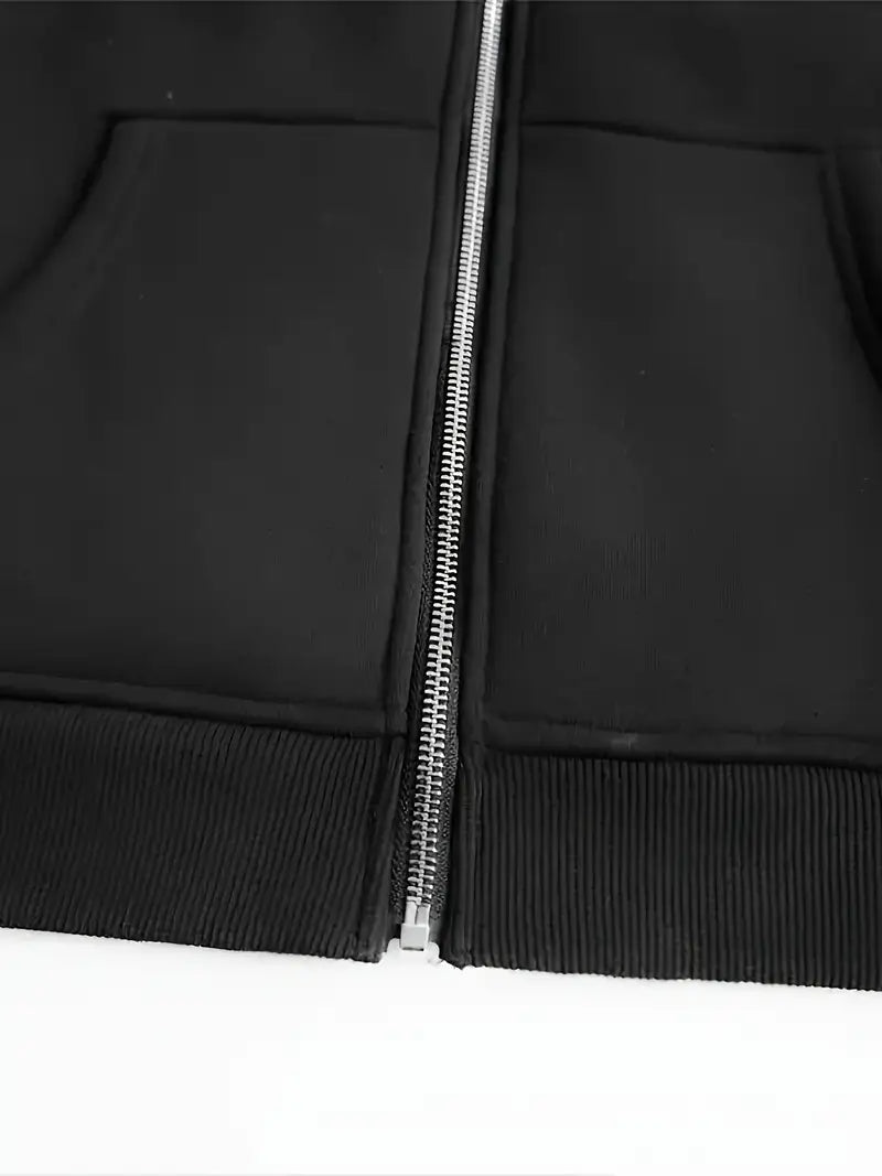 Veste Technique Coupe-Vent Homme – Demi-Zip, Capuche & Tissu Résistant Navy image 3