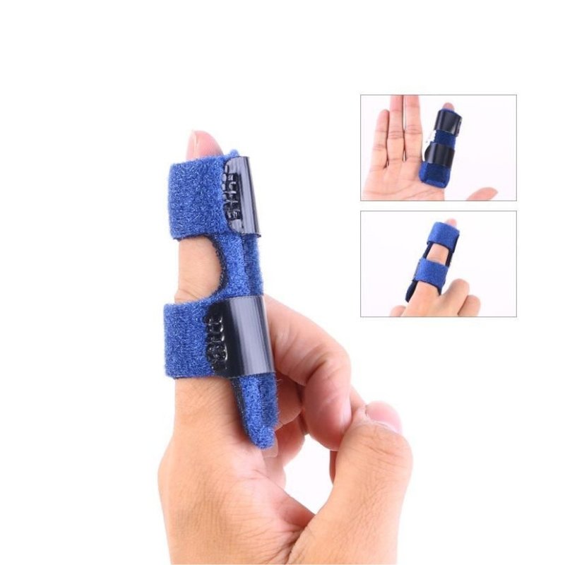 Attelle De Doigt ,Index en Aluminium Réglable Moyen Doigt Récupération Protection Contre Les Blessures image 1