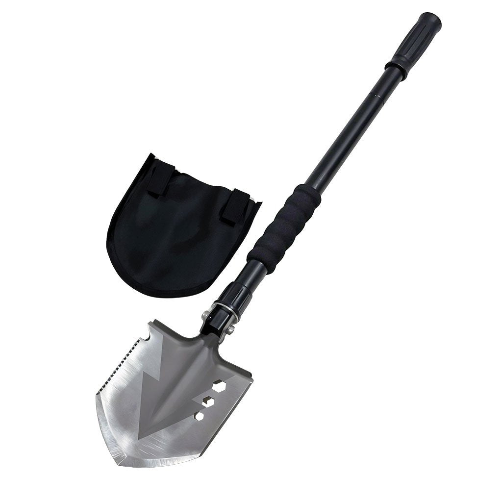 Pelle de Camping Pliable 28" – Multifonction en Acier Haute Teneur en Carbone image 1