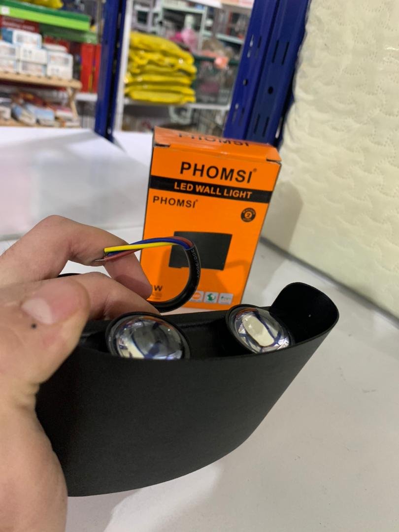 Applique Murale LED RGB 4W 2 Lampes en Aluminium image 2