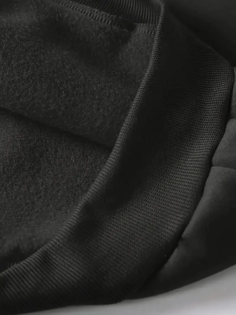 Veste Technique Coupe-Vent Homme – Demi-Zip, Capuche & Tissu Résistant Navy image 4